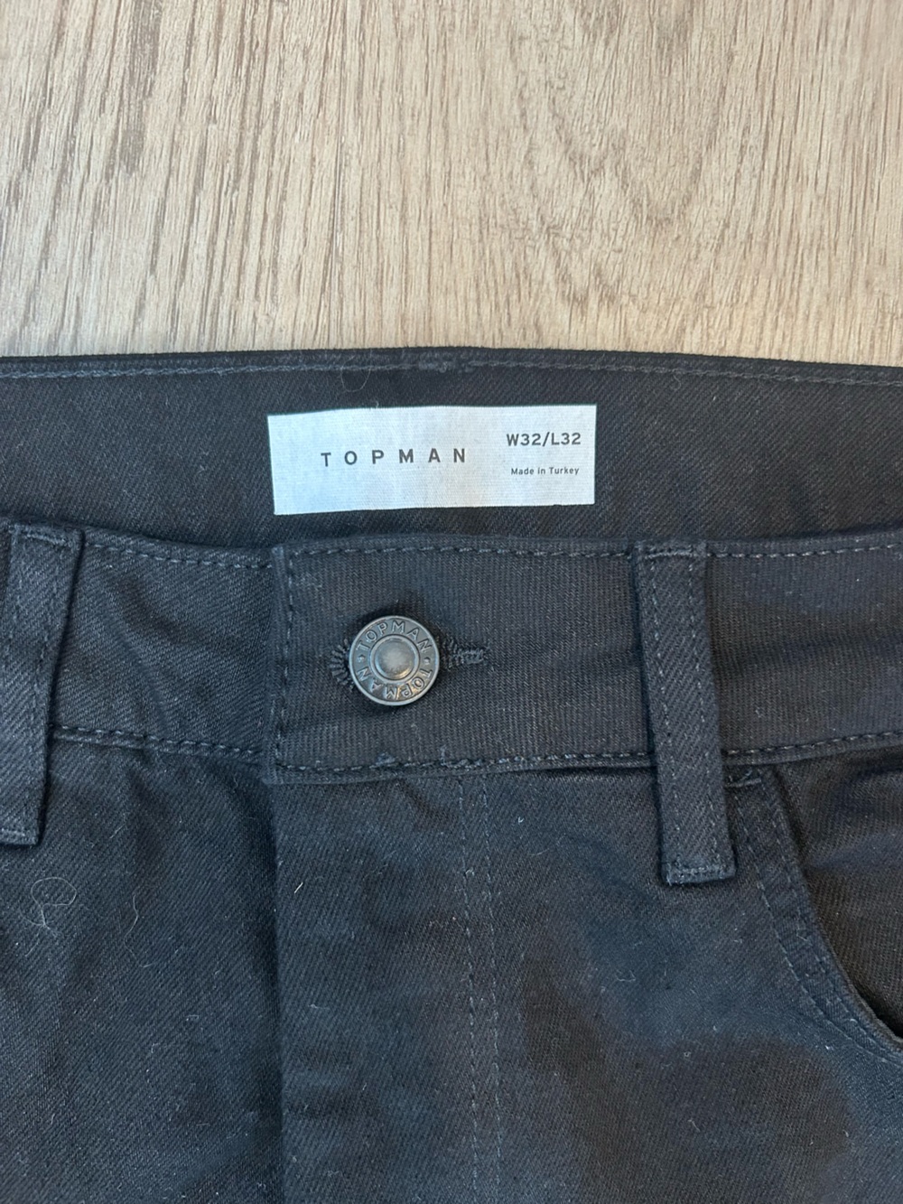 Topman Men’s Black Flared Jeans - Picture 3 of 4